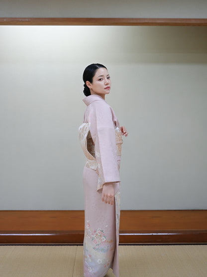 【フルセットレンタル】訪問着｜セパレート着物｜身長150〜173cm｜Xiren