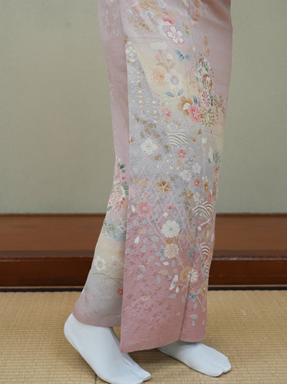 【フルセットレンタル】訪問着｜セパレート着物｜身長150〜173cm｜Xiren
