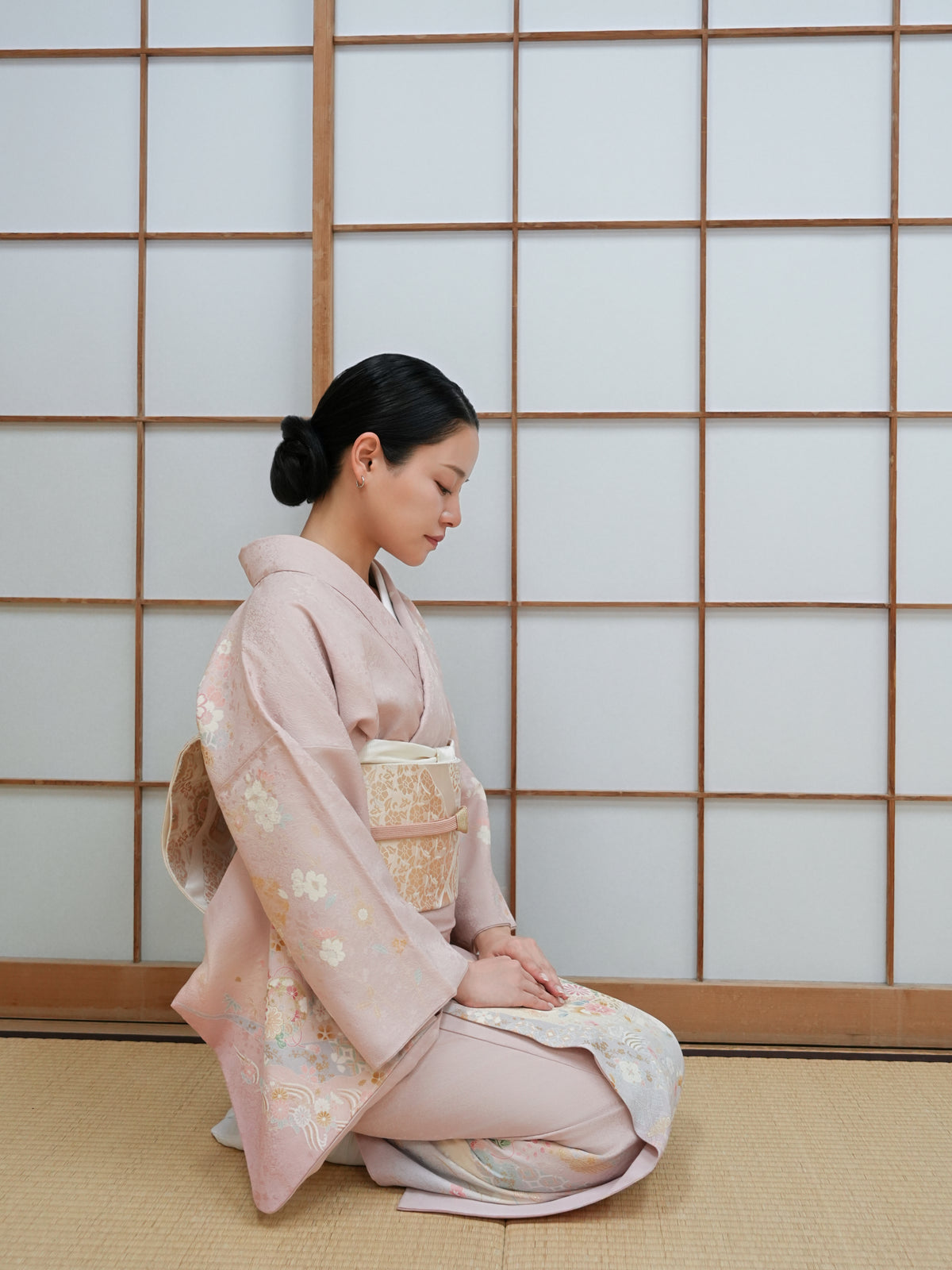 【フルセットレンタル】訪問着｜セパレート着物｜身長150〜173cm｜Xiren