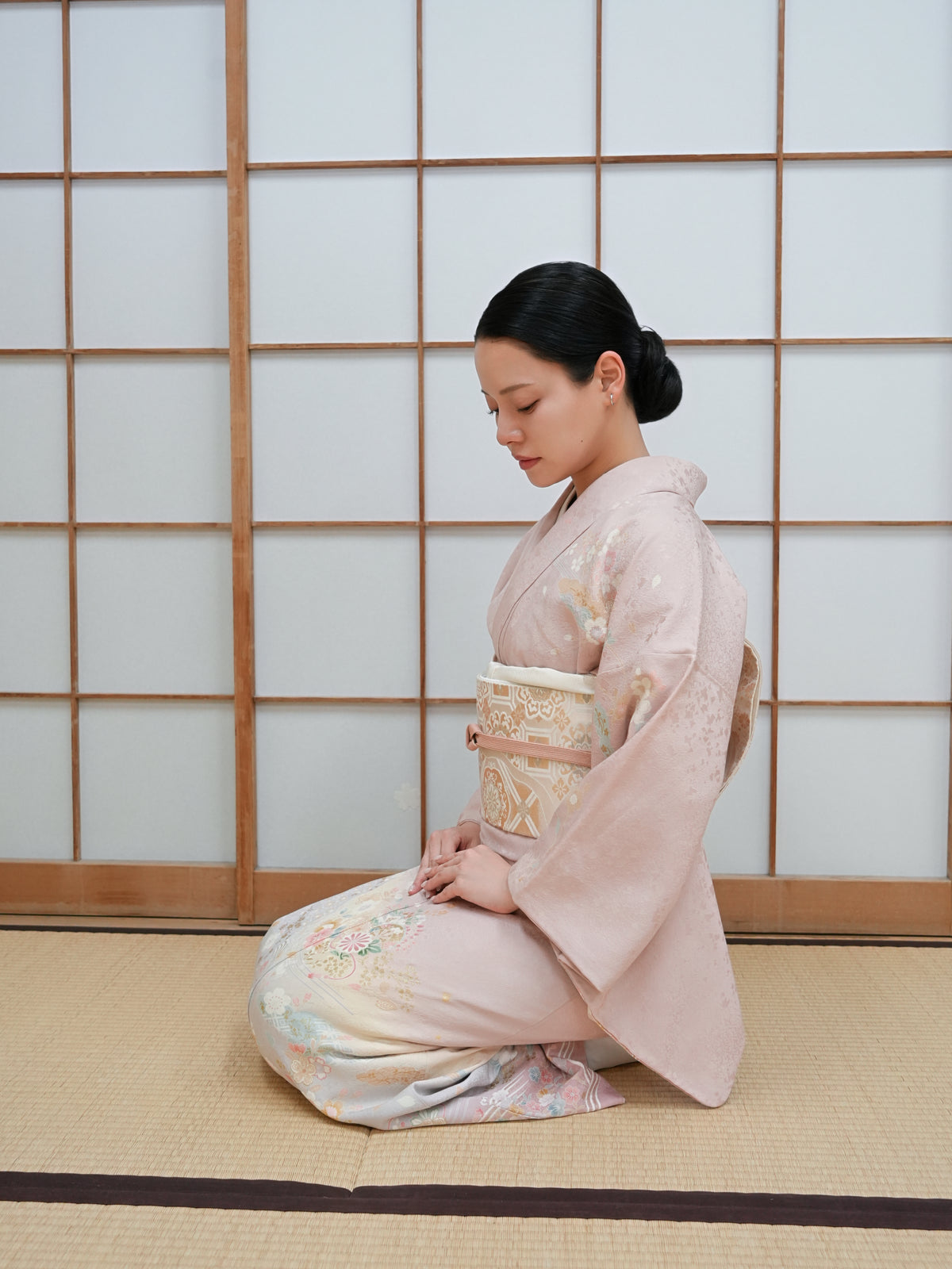 【フルセットレンタル】訪問着｜セパレート着物｜身長150〜173cm｜Xiren