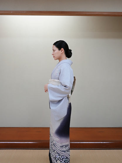 【フルセットレンタル】辻ヶ花 訪問着｜セパレート着物｜身長150〜175cm｜Kivon