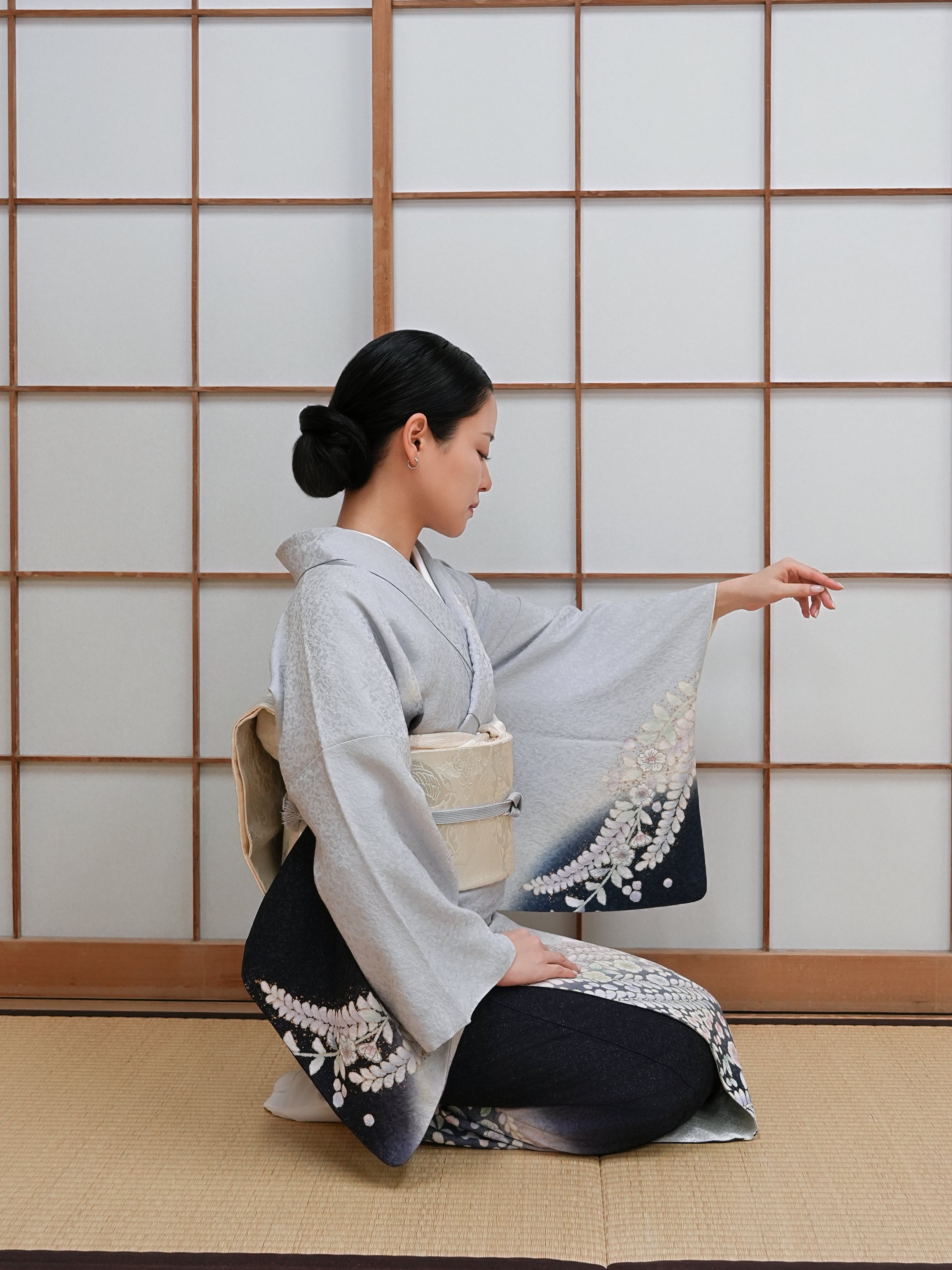 【フルセットレンタル】辻ヶ花 訪問着｜セパレート着物｜身長150〜175cm｜Kivon