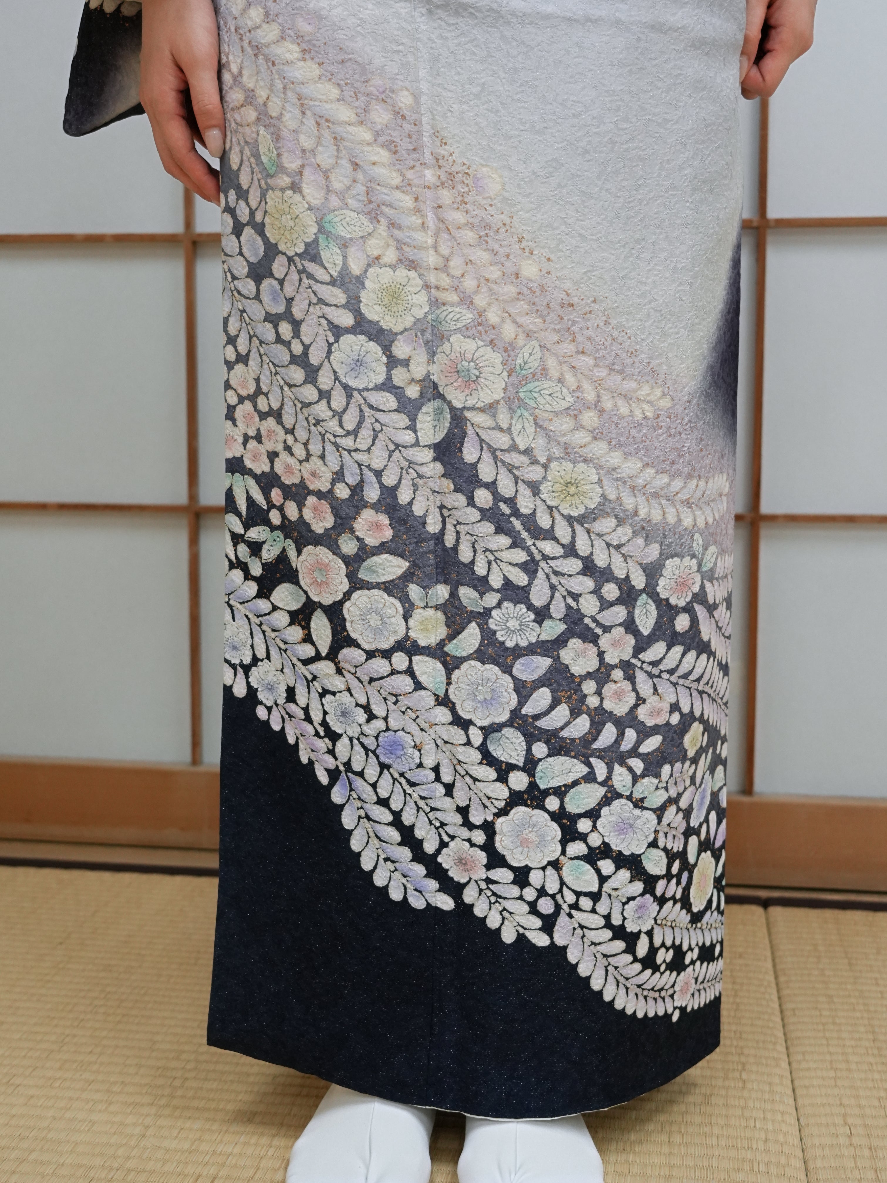 【フルセットレンタル】辻ヶ花 訪問着｜セパレート着物｜身長150〜175cm｜Kivon