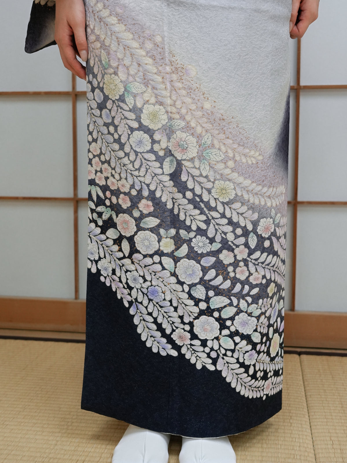 【フルセットレンタル】辻ヶ花 訪問着｜セパレート着物｜身長150〜175cm｜Kivon