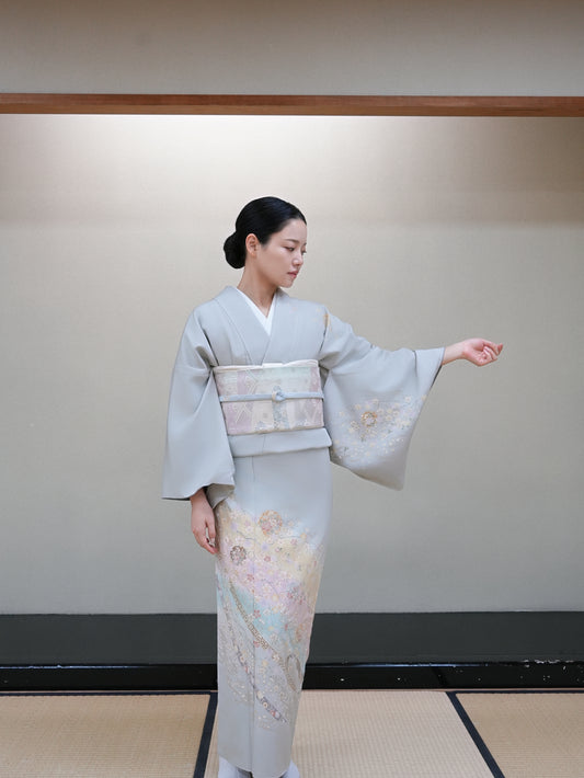 【フルセットレンタル】訪問着｜セパレート着物｜身長150〜173cm｜Diona