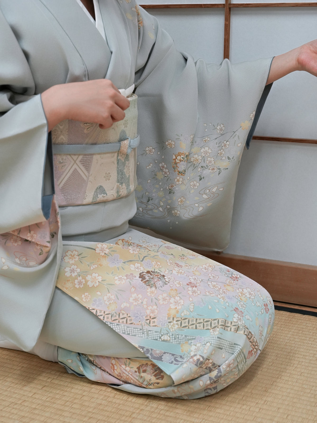 【フルセットレンタル】訪問着｜セパレート着物｜身長150〜173cm｜Diona