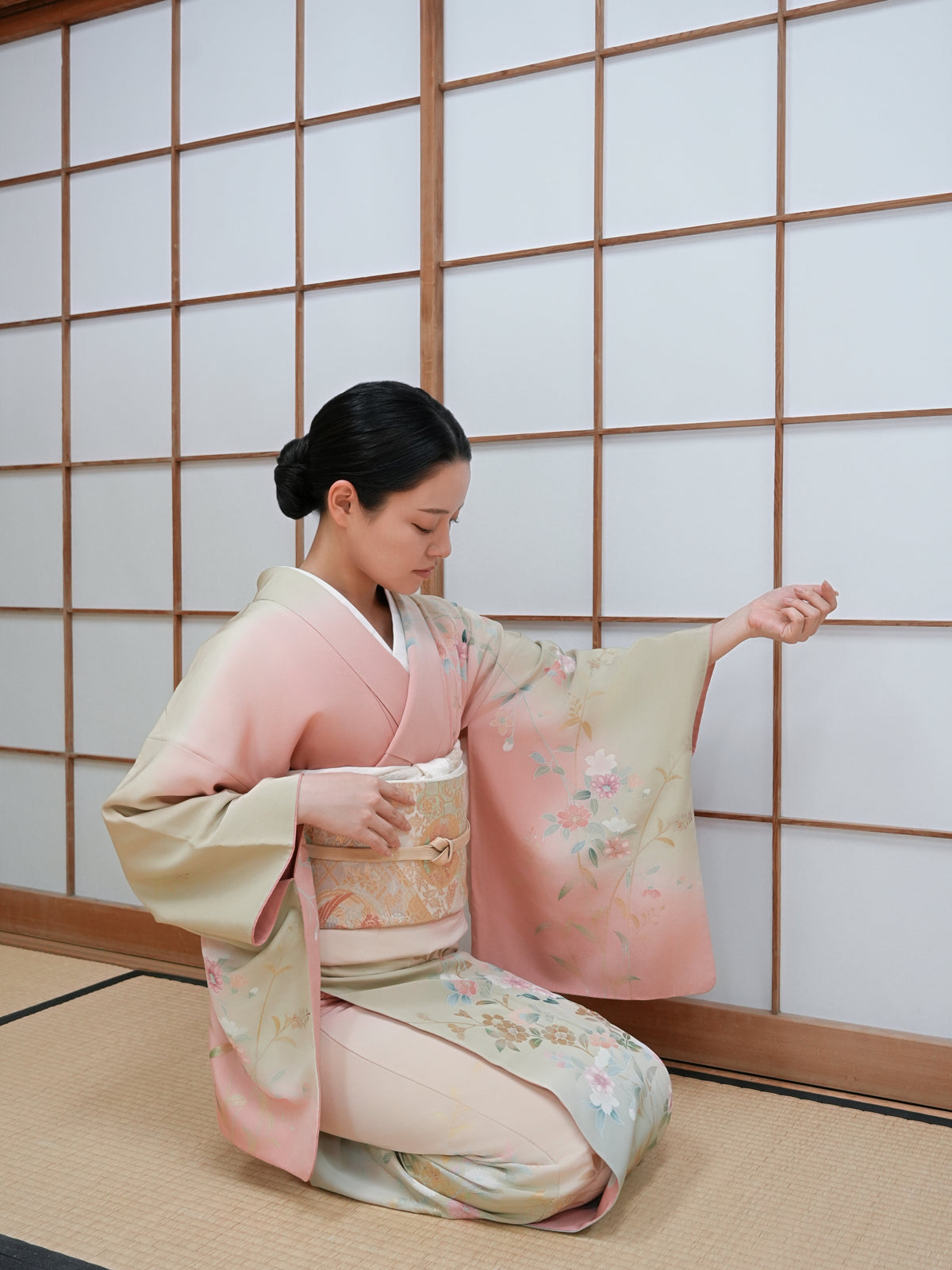 【フルセットレンタル】訪問着｜セパレート着物｜身長150〜176cm｜Lirao