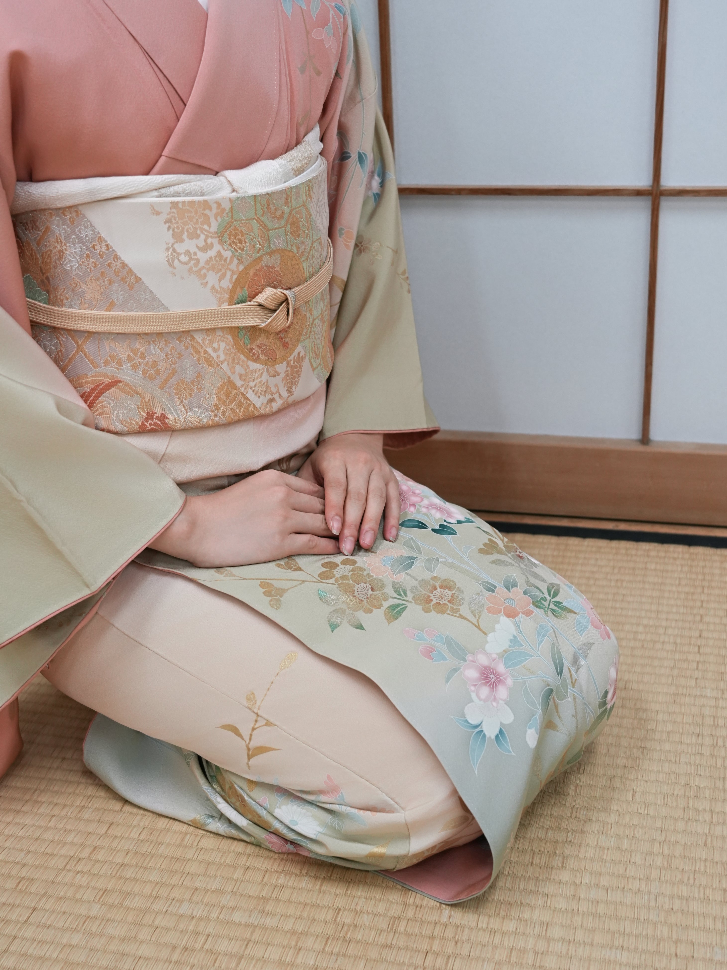 【フルセットレンタル】訪問着｜セパレート着物｜身長150〜176cm｜Lirao