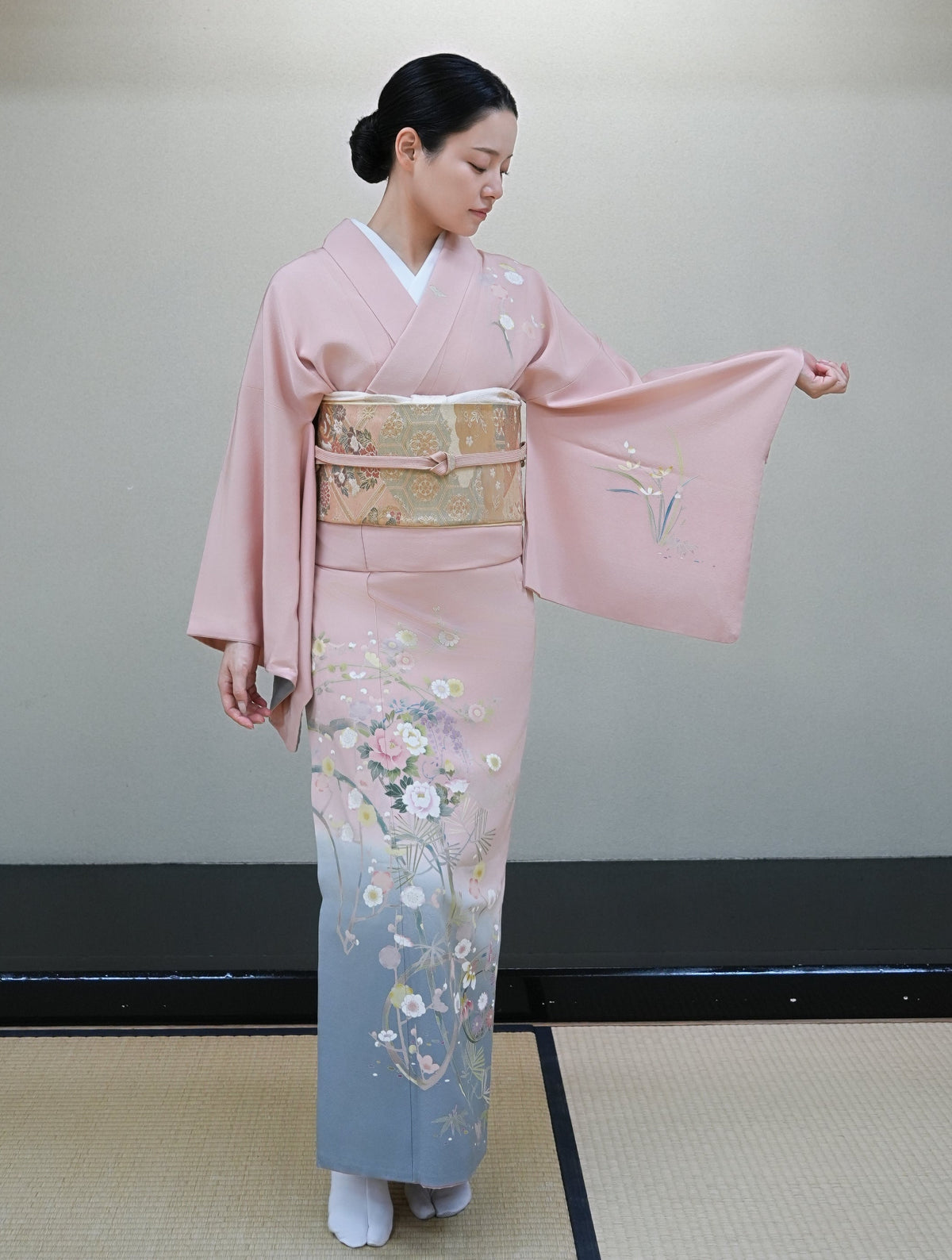 【フルセットレンタル】友禅 訪問着｜セパレート着物｜身長150〜168.5cm｜Feroe