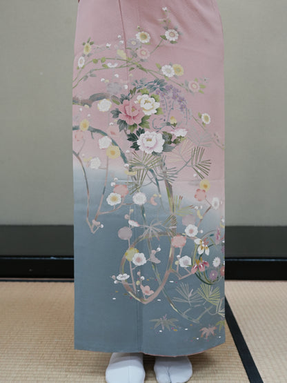 【フルセットレンタル】友禅 訪問着｜セパレート着物｜身長150〜168.5cm｜Feroe