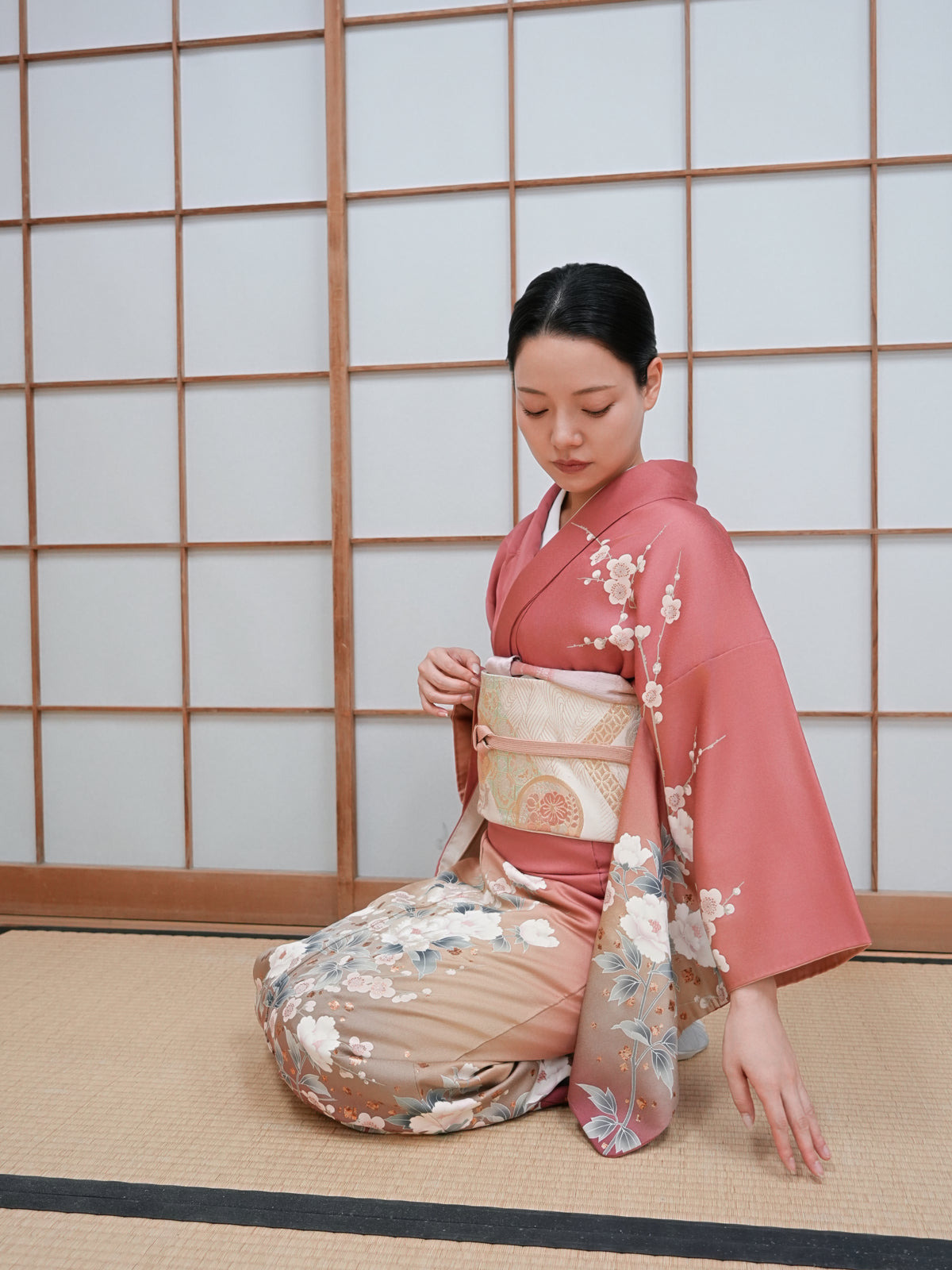 【フルセットレンタル】訪問着｜セパレート着物｜身長150〜168cm｜Yvara