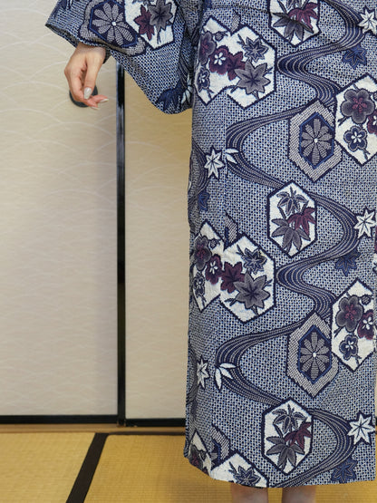 【３点セット】大人のセパレート浴衣｜身長~154cm｜ "Tirion"