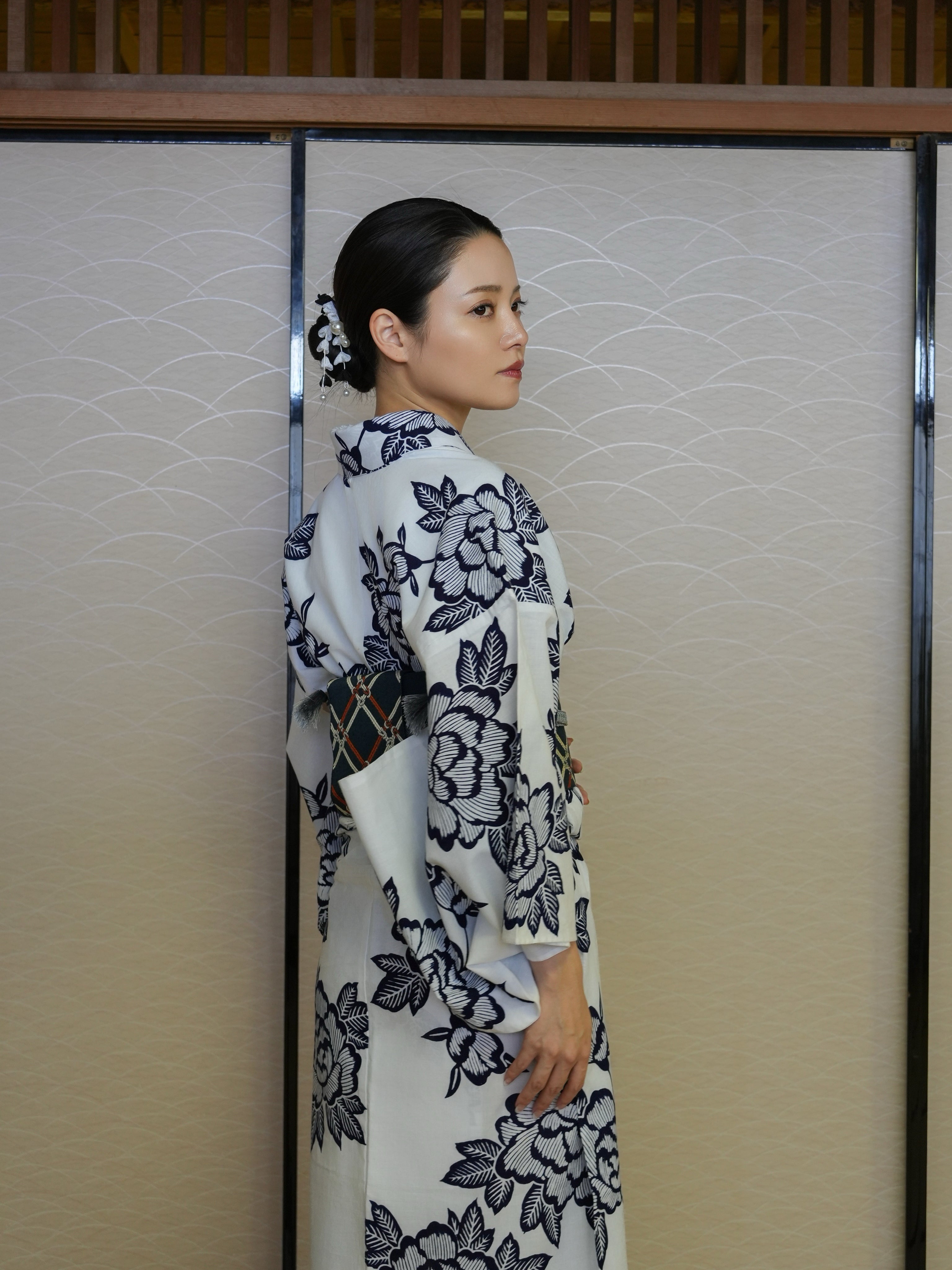 【３点セット】大人のセパレート浴衣｜注染｜手縫い｜身長155-163cm｜ 