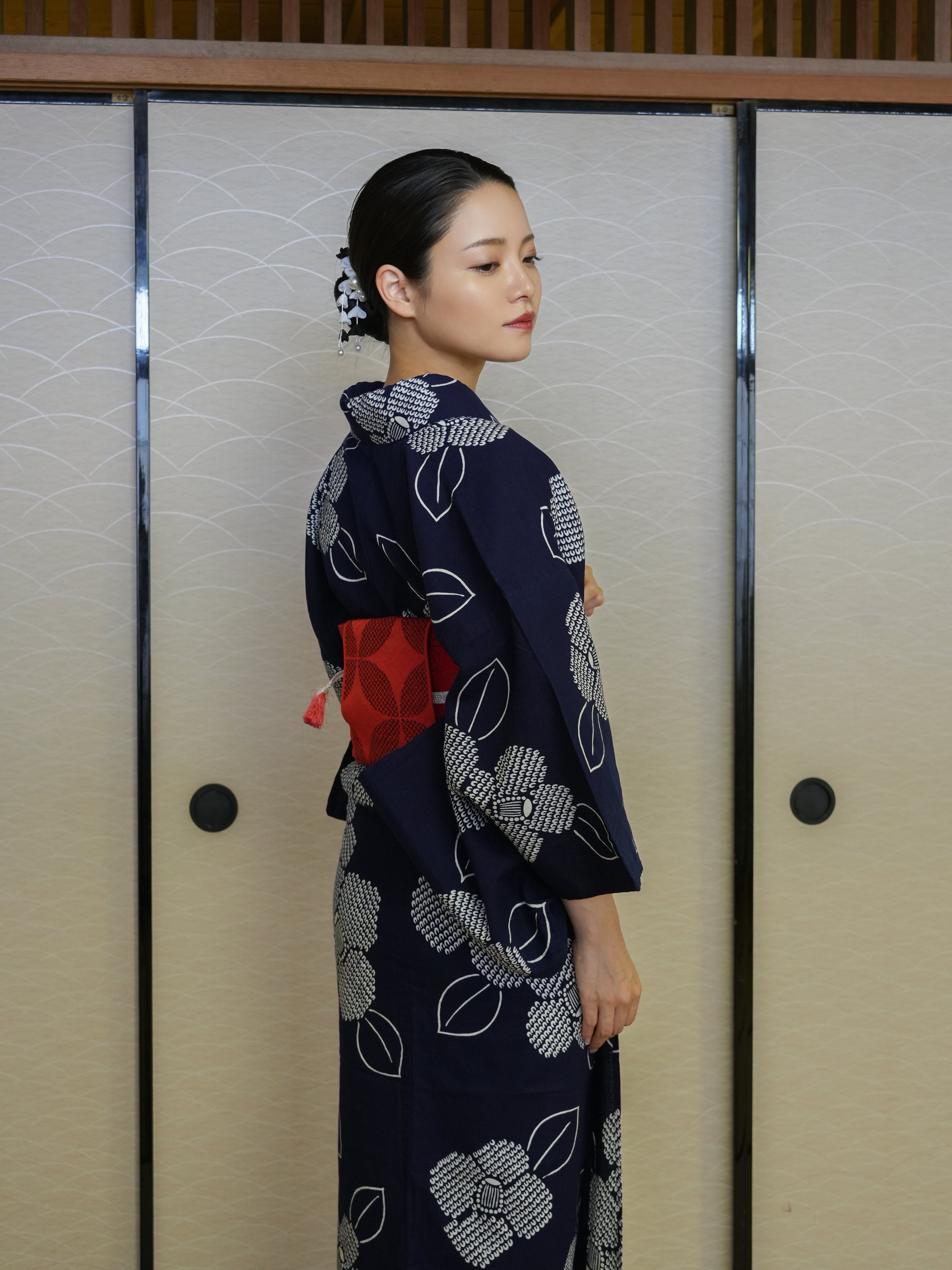 【３点セット】大人のセパレート浴衣｜未使用｜藍染｜身長155-167cm｜ 