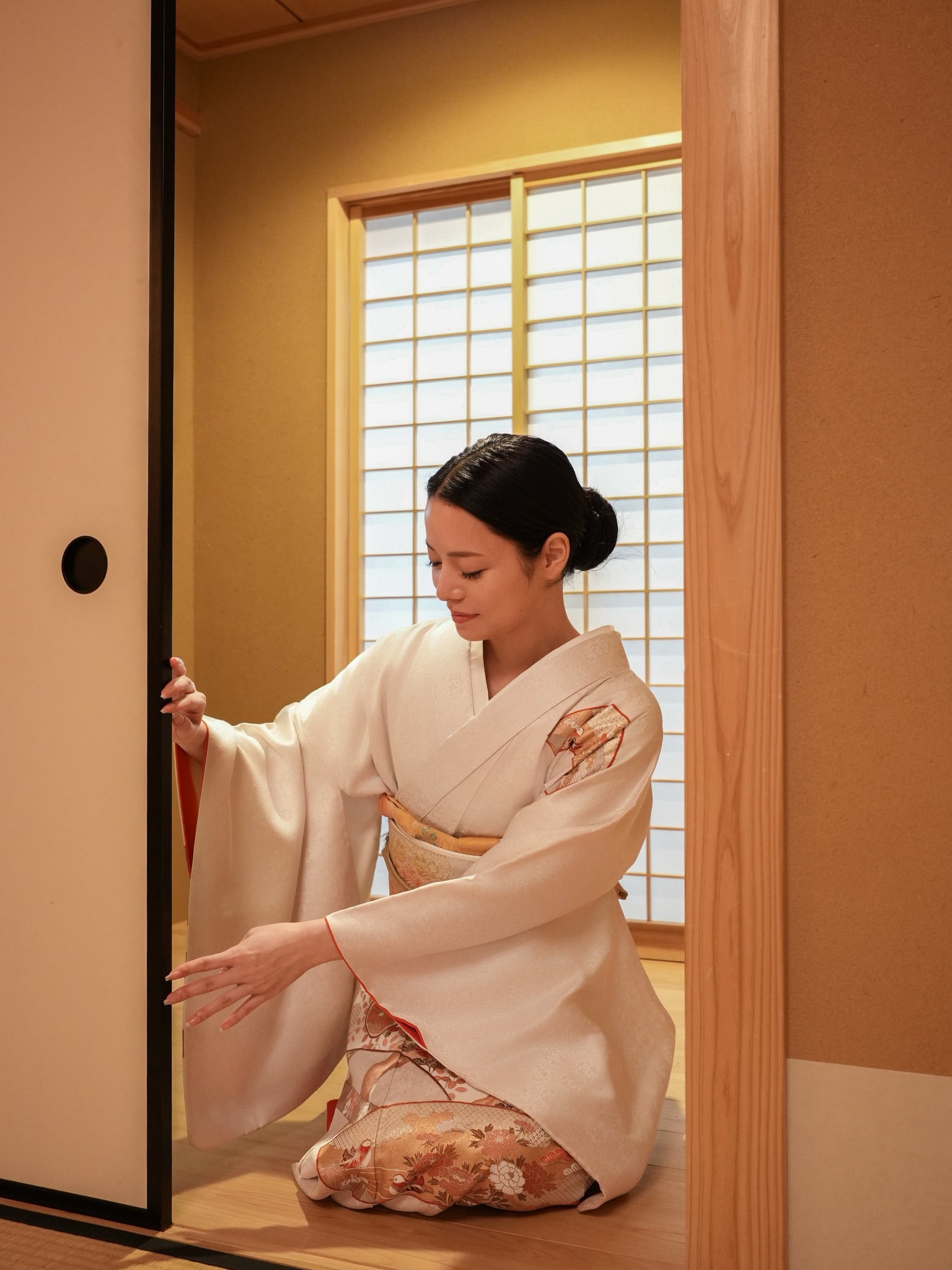 【レンタル】友禅 訪問着 11点フルセット | 身長155-164cm | セパレート着物 | 