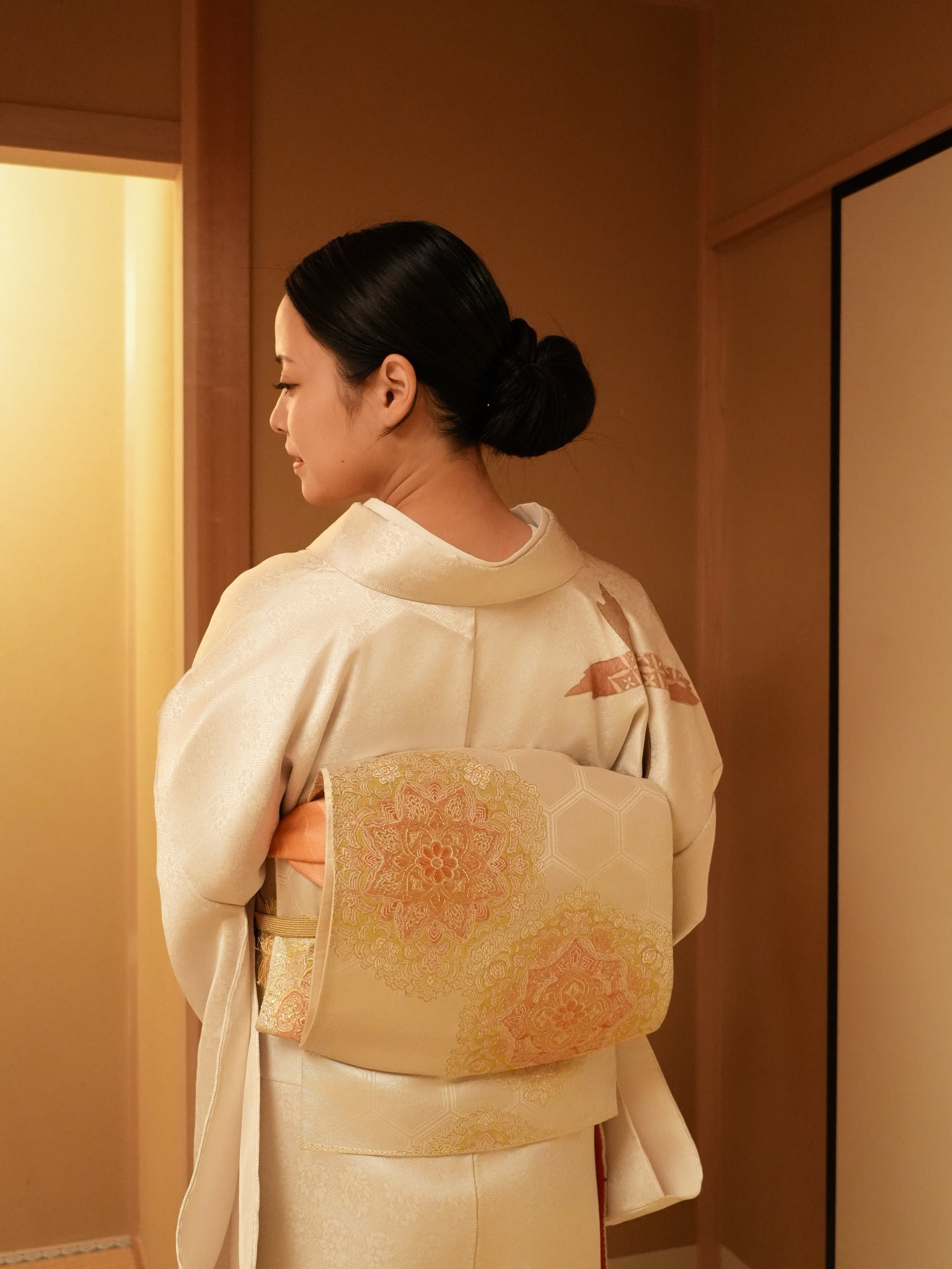 【レンタル】友禅 訪問着 11点フルセット | 身長155-164cm | セパレート着物 | 