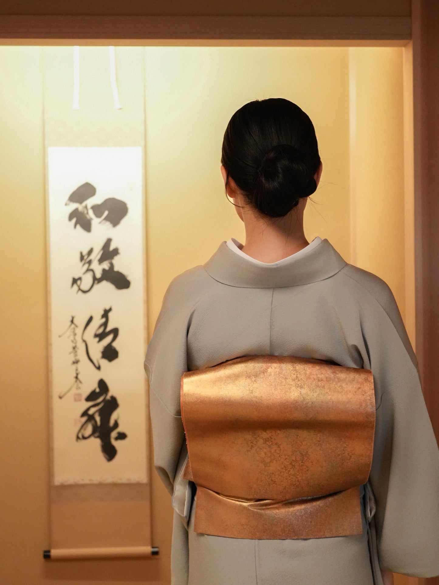 【単品】作家物 色無地 一つ紋（フォーマル）｜身長155-166cm｜セパレート着物｜ "Kiroa"