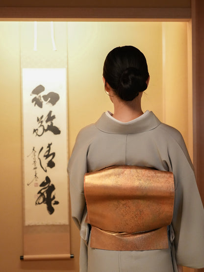 【単品】作家物 色無地 一つ紋（フォーマル）｜身長155-166cm｜セパレート着物｜ "Kiroa"