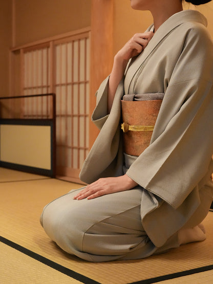 【単品】作家物 色無地 一つ紋（フォーマル）｜身長155-166cm｜セパレート着物｜ "Kiroa"