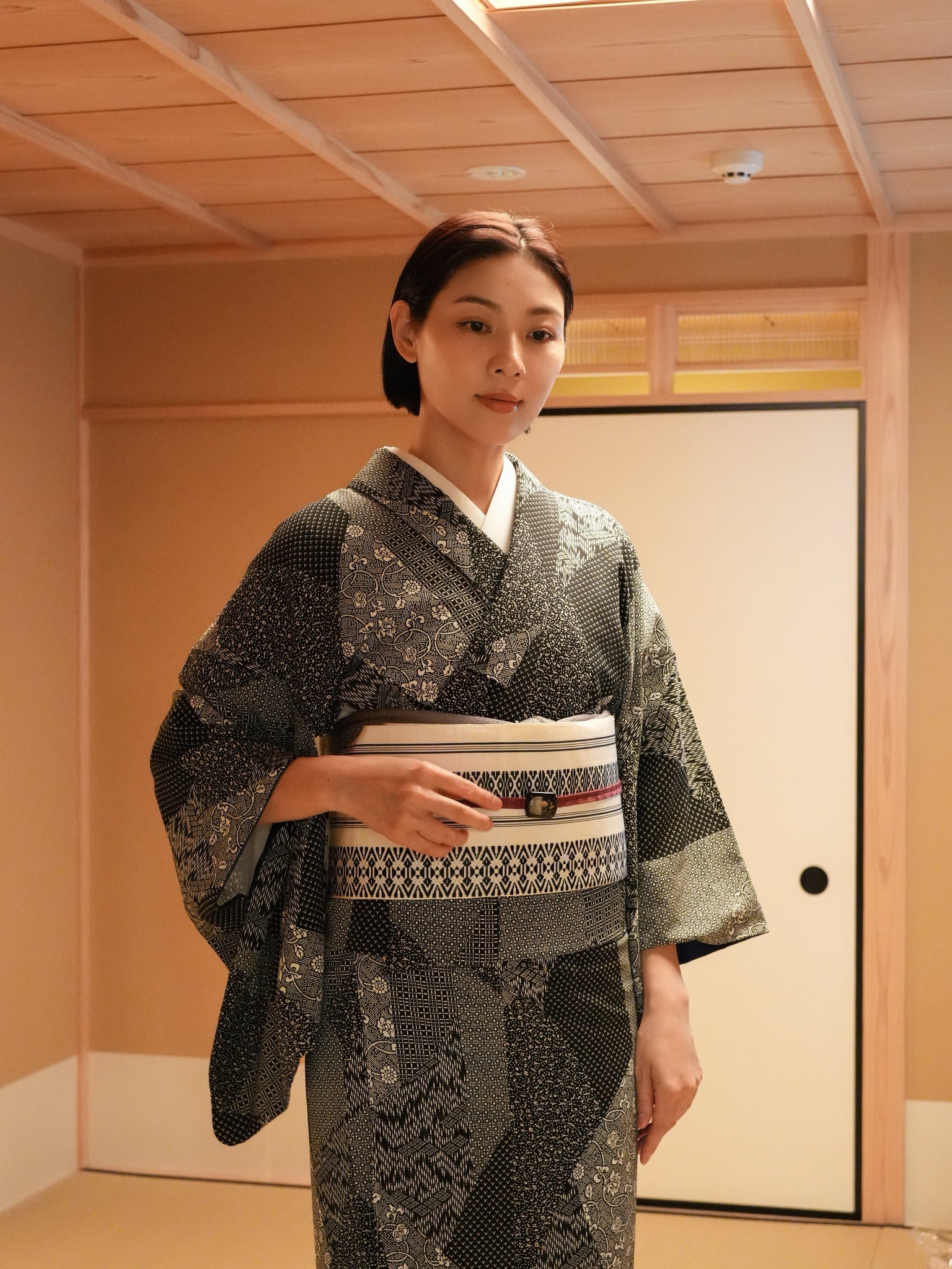 【単品】洗えるセパレート着物｜小紋（カジュアル）｜身長155-170cm｜ 