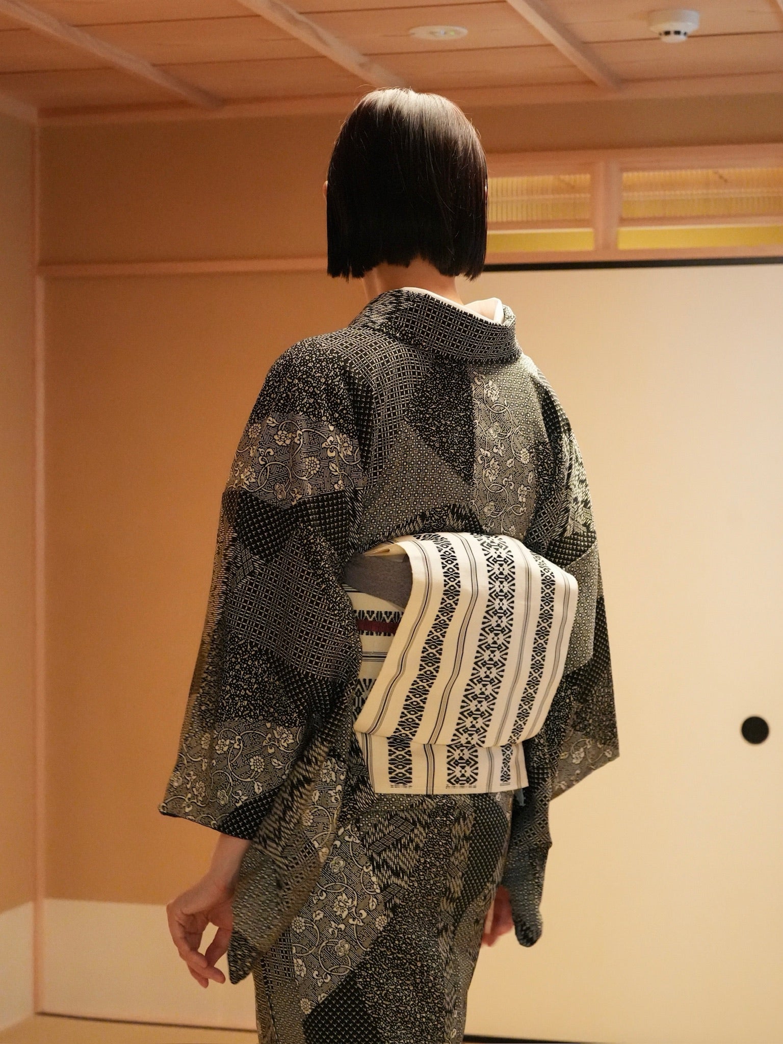 【単品】洗えるセパレート着物｜小紋（カジュアル）｜身長155-170cm｜ 