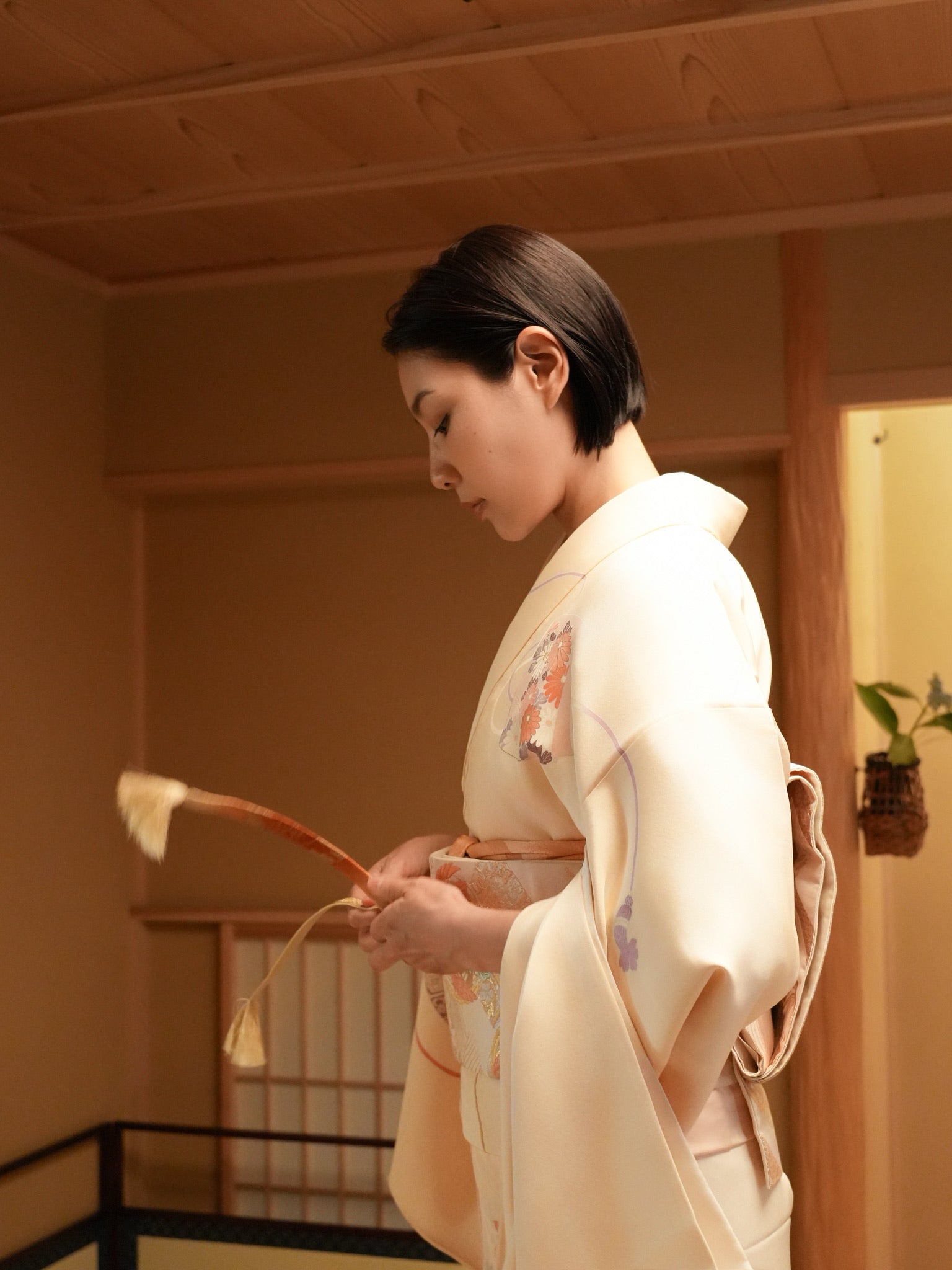 【レンタル】友禅 訪問着 11点フルセット | 身長155-169cm | セパレート着物 | 