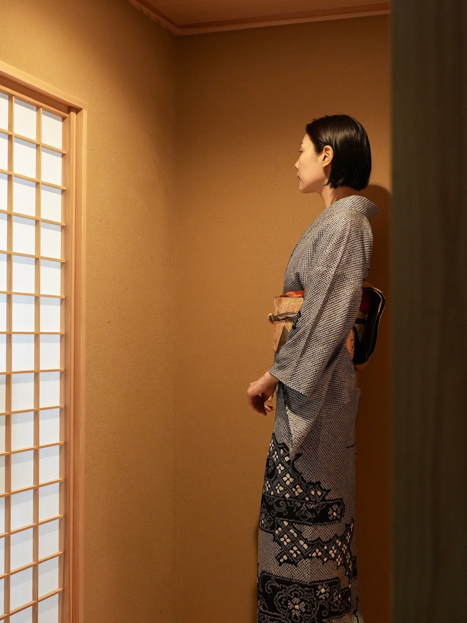 【レンタル】総絞り 訪問着 11点フルセット | 身長155-171cm | セパレート着物 | 