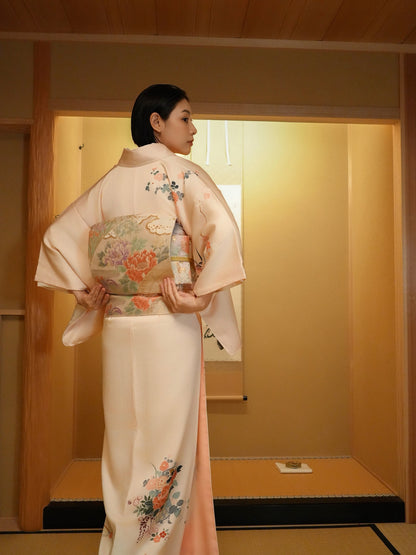 【レンタル】訪問着 11点フルセット | 身長155-172cm | セパレート着物 | 送料無料 | "Vilor"
