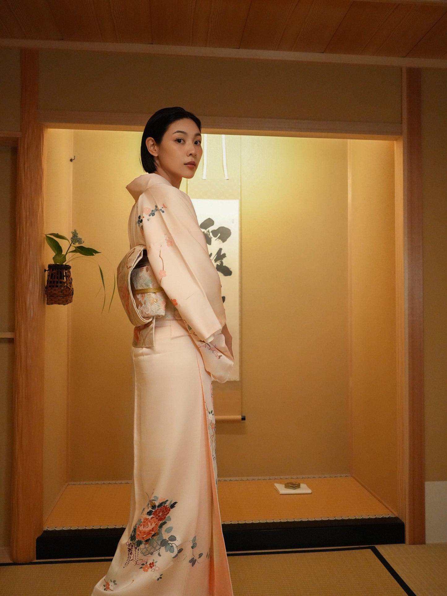 【レンタル】訪問着 11点フルセット | 身長155-172cm | セパレート着物 | 送料無料 | "Vilor"