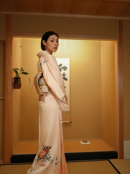 【レンタル】訪問着 11点フルセット | 身長155-172cm | セパレート着物 | 送料無料 | "Vilor"