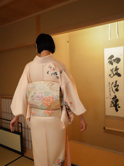 【レンタル】訪問着 11点フルセット | 身長155-172cm | セパレート着物 | 送料無料 | "Vilor"