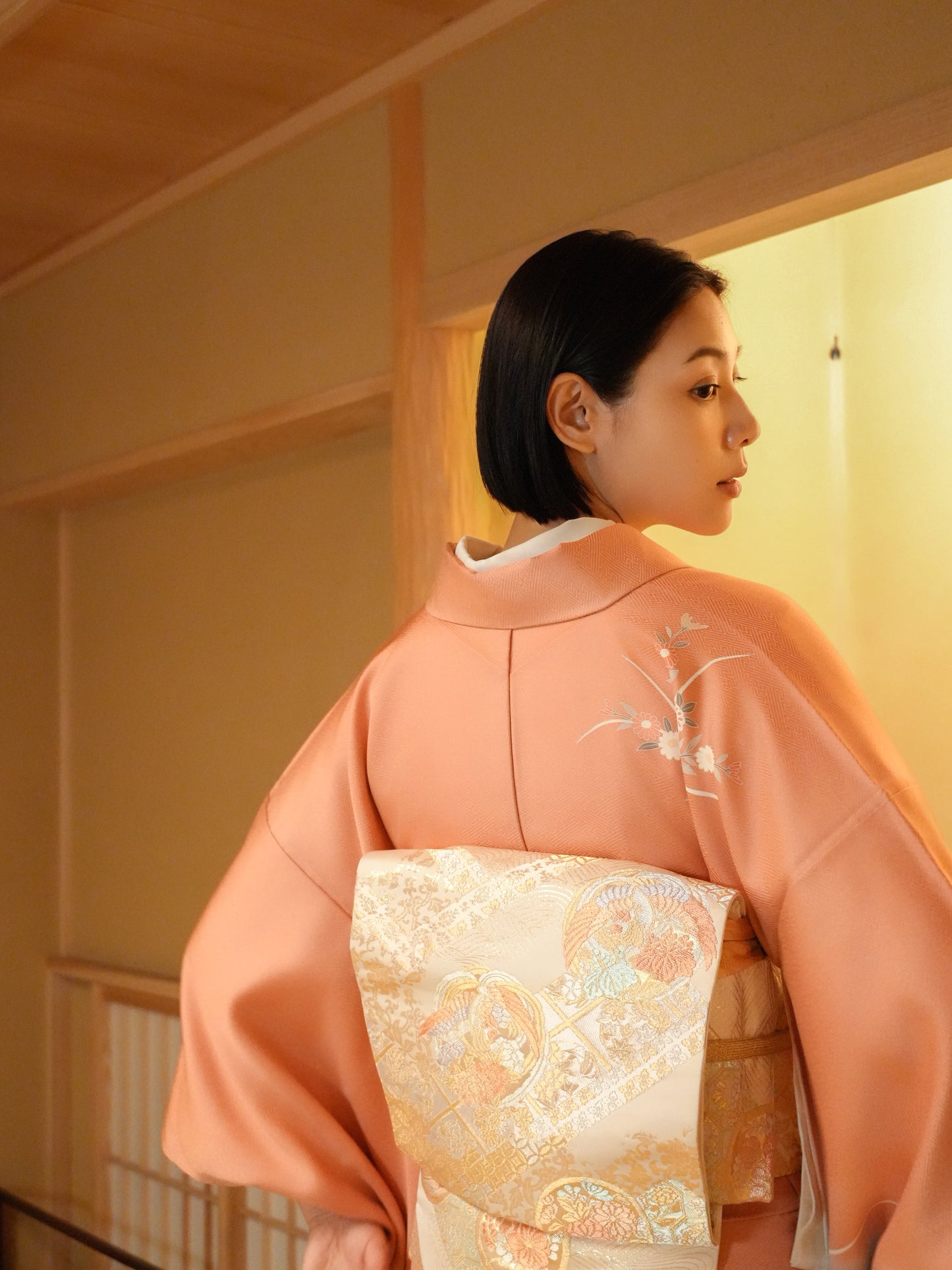 【レンタル】訪問着 11点フルセット | 身長155-175cm | セパレート着物 | 送料無料 | "Teros"