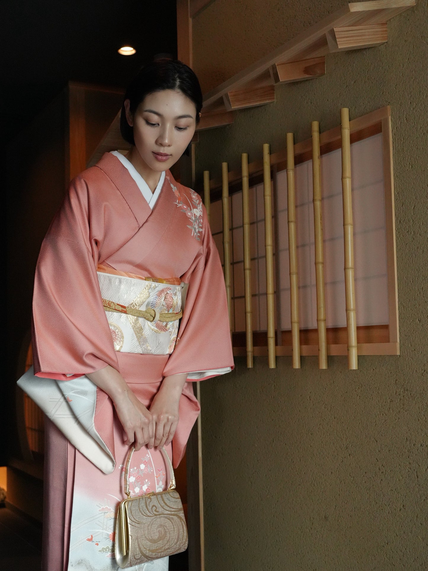 【レンタル】訪問着 11点フルセット | 身長155-175cm | セパレート着物 | 送料無料 | "Teros"
