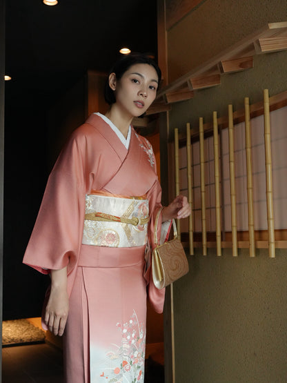 【レンタル】訪問着 11点フルセット | 身長155-175cm | セパレート着物 | 送料無料 | "Teros"