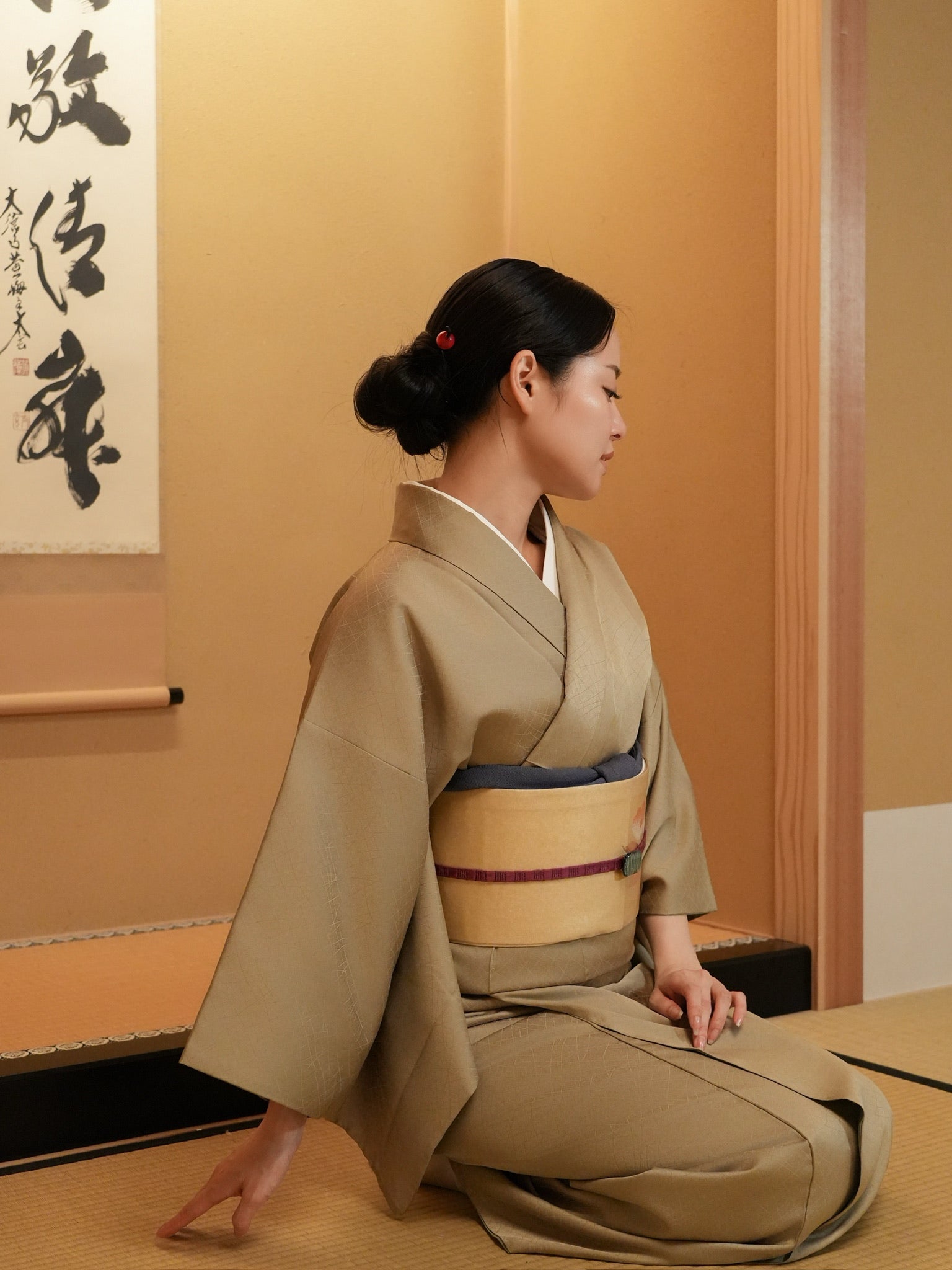 【単品】洗えるセパレート着物｜色無地 一つ紋（フォーマル）｜身長155-165cm｜