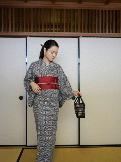 【３点セット】大人のセパレート浴衣｜身長155-165cm｜ "Xirae"