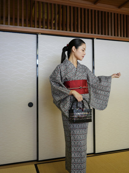 【３点セット】大人のセパレート浴衣｜身長155-165cm｜ "Xirae"