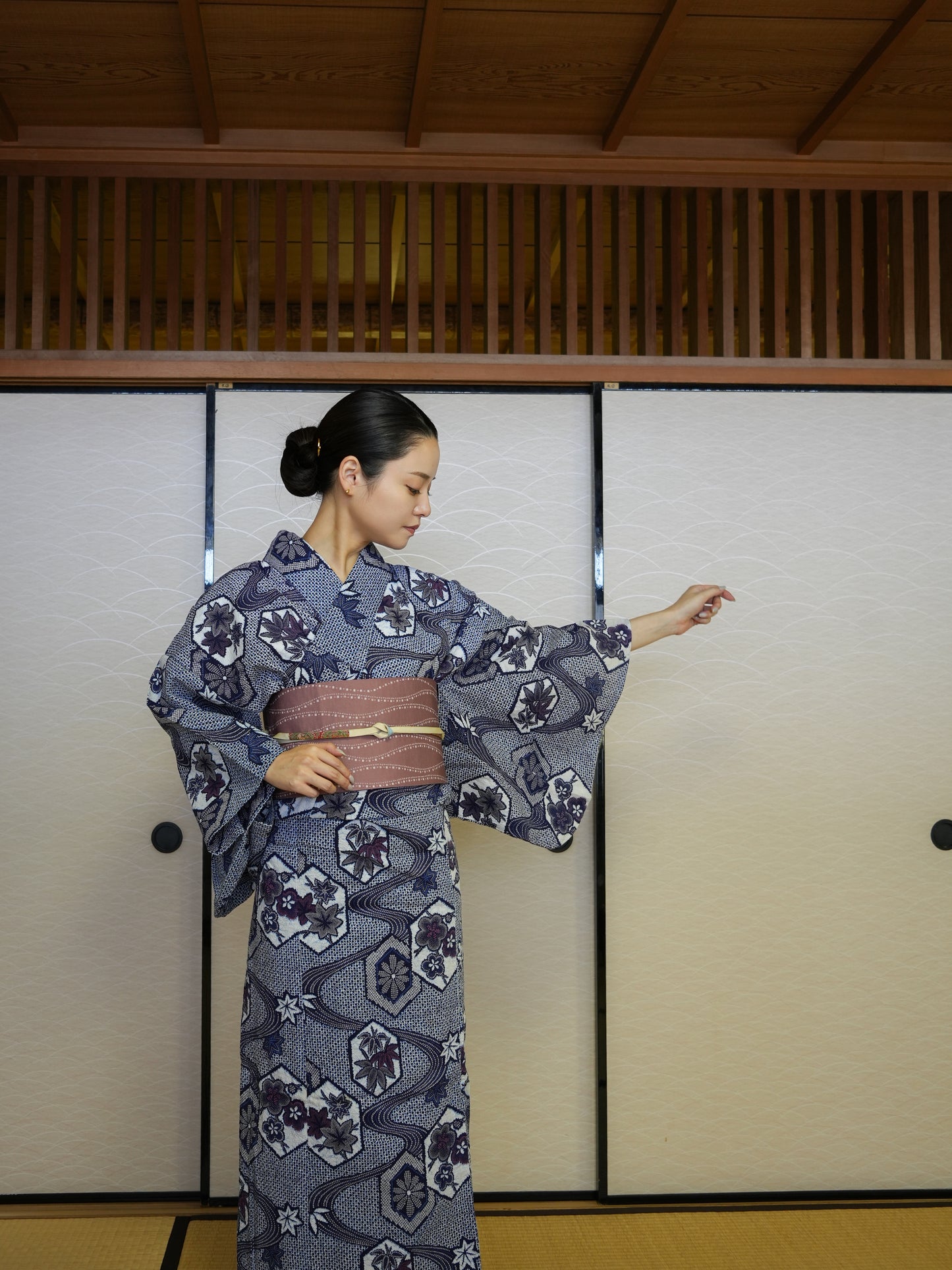 【３点セット】大人のセパレート浴衣｜身長~154cm｜ "Tirion"