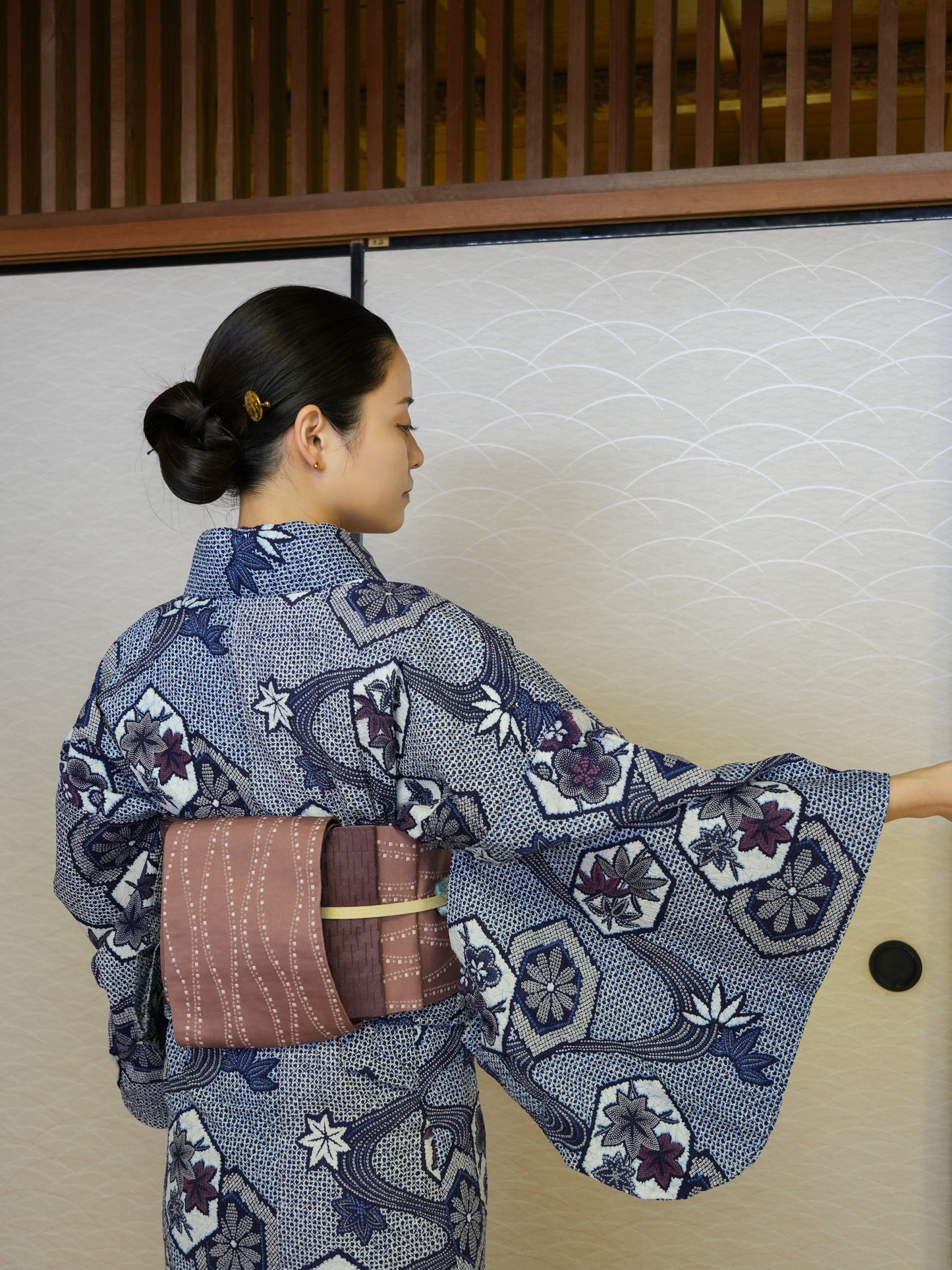 【３点セット】大人のセパレート浴衣｜身長~154cm｜ "Tirion"