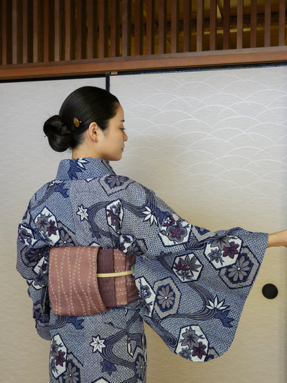 【３点セット】大人のセパレート浴衣｜身長~154cm｜ "Tirion"