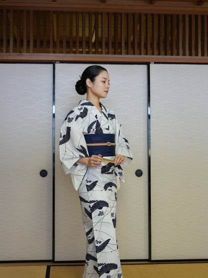 【３点セット】大人のセパレート浴衣｜身長155-163cm｜ "Zelva"