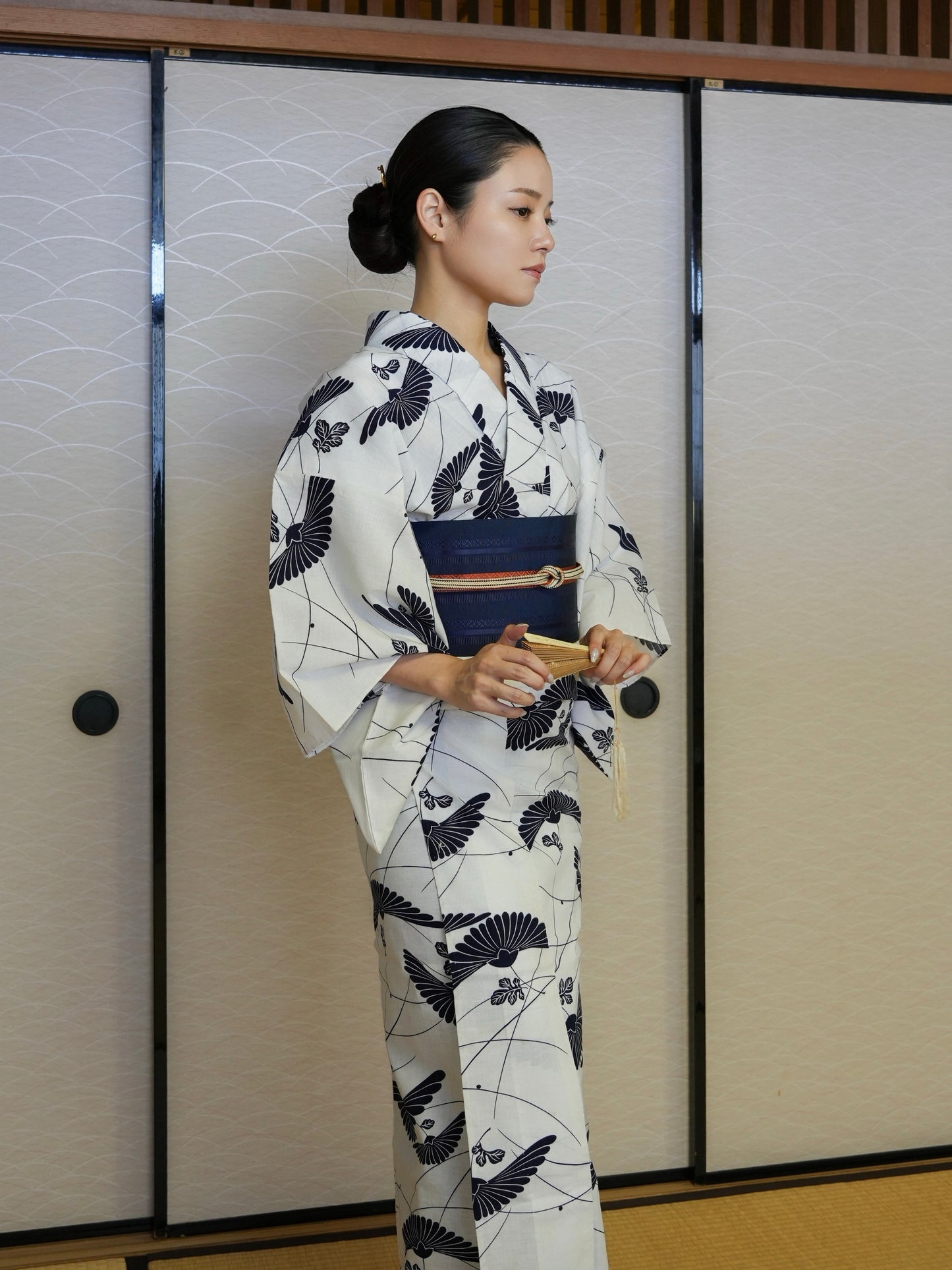 【３点セット】大人のセパレート浴衣｜身長155-163cm｜ "Zelva"