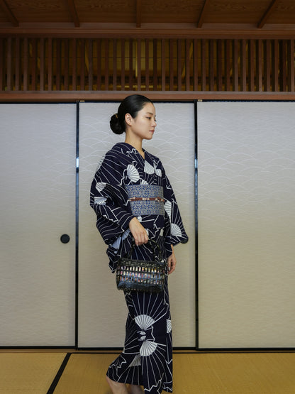 【３点セット】大人のセパレート浴衣｜未使用｜身長155-170cm｜ "Niora"