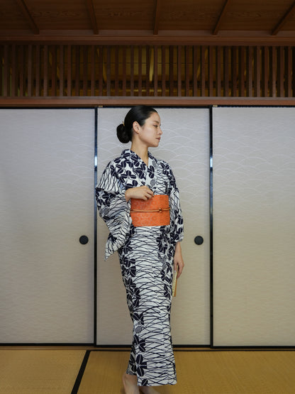 【３点セット】大人のセパレート浴衣｜未使用｜身長155-159cm｜ "Tirao"