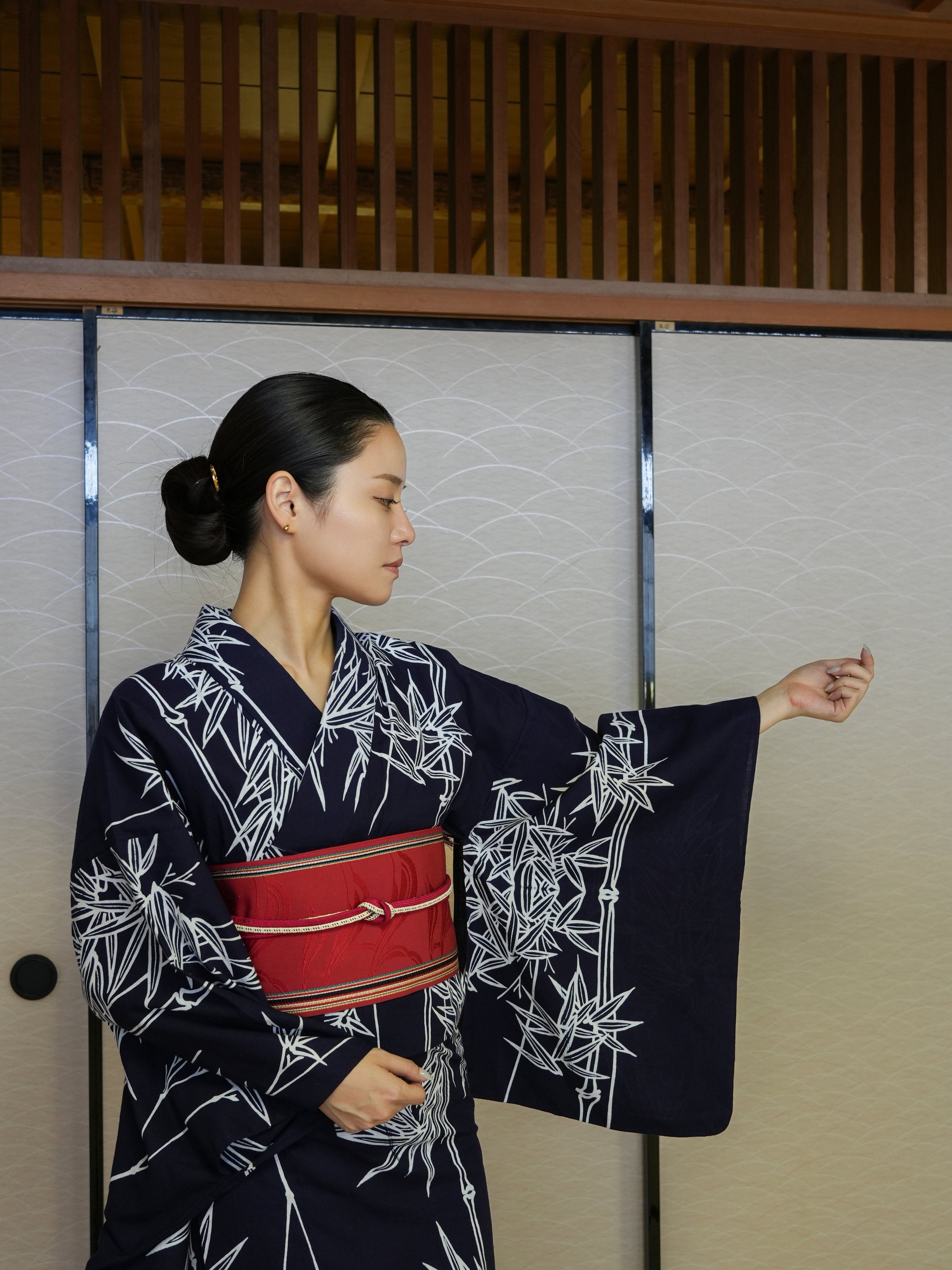 【３点セット】大人のセパレート浴衣｜｜注染｜手縫い｜身長155-159cm｜ 