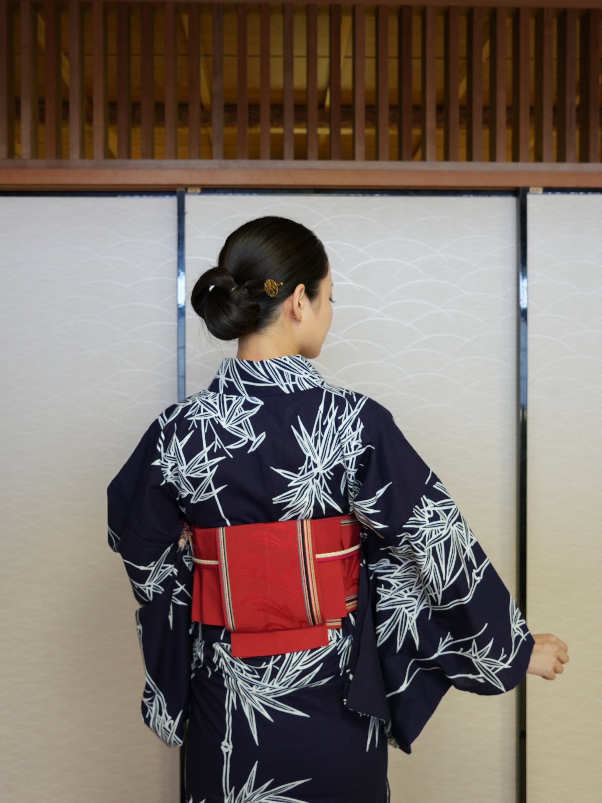 【３点セット】大人のセパレート浴衣｜｜注染｜手縫い｜身長155-159cm｜ 