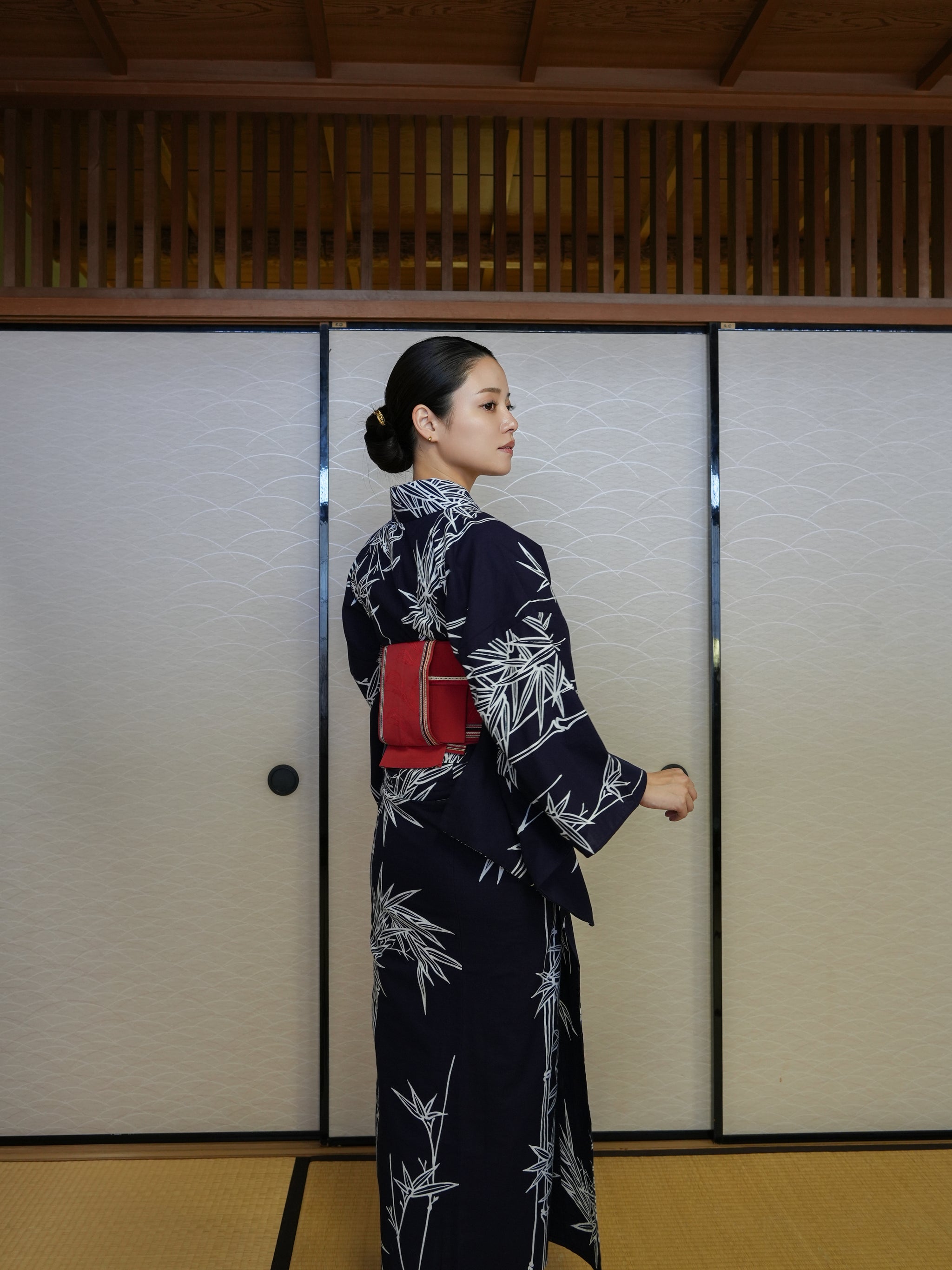 【３点セット】大人のセパレート浴衣｜｜注染｜手縫い｜身長155-159cm｜ 