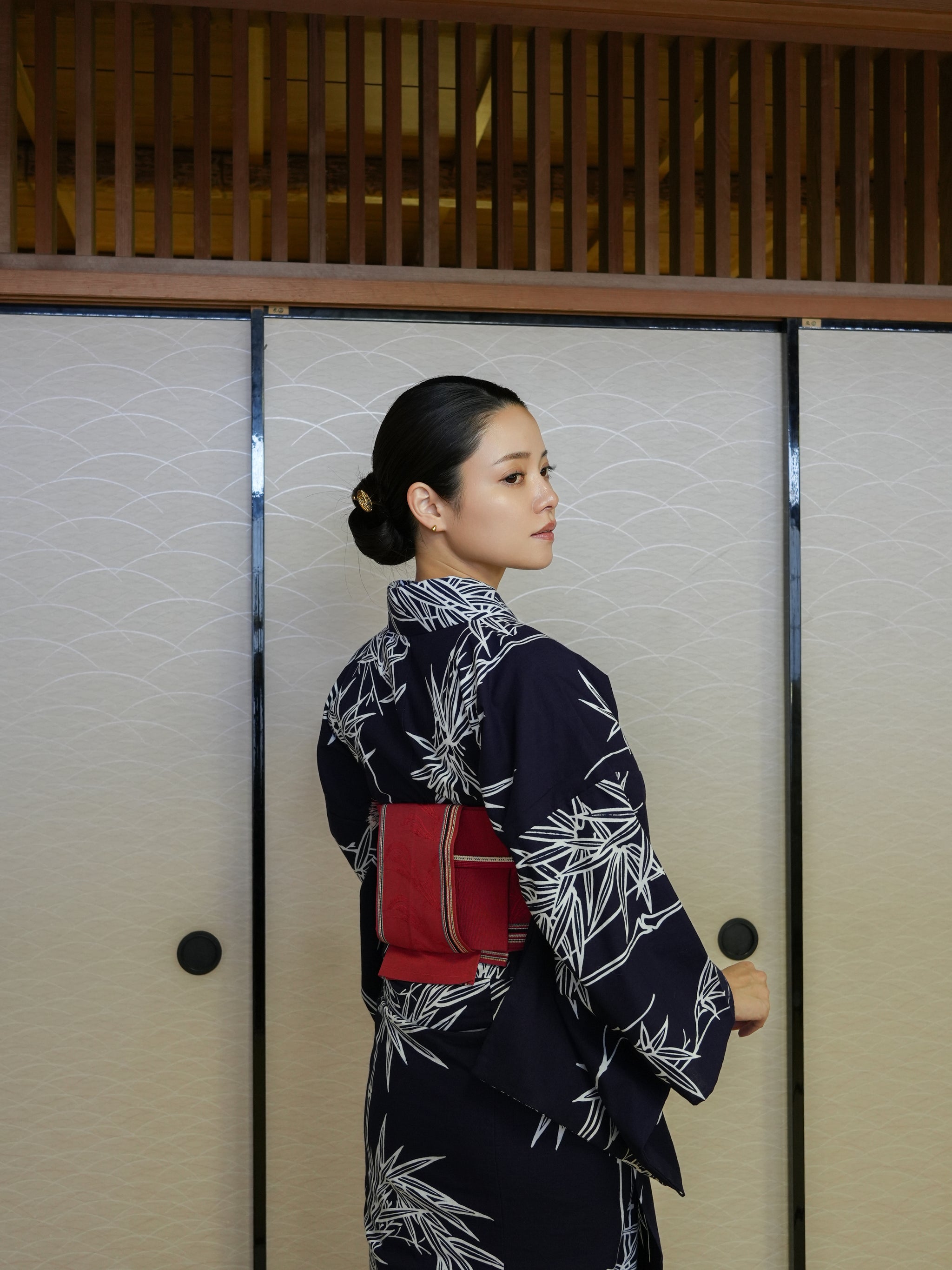 【３点セット】大人のセパレート浴衣｜｜注染｜手縫い｜身長155-159cm｜ 