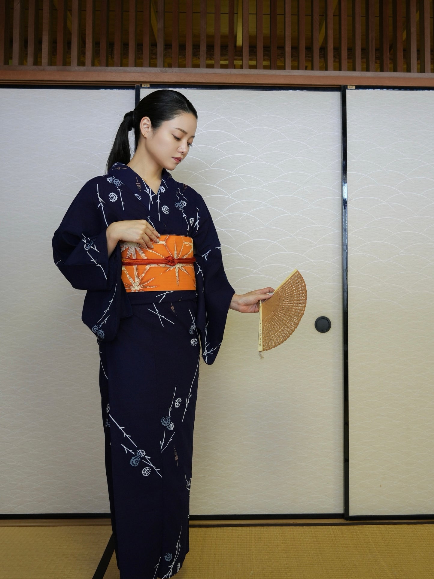 【３点セット】大人のセパレート浴衣｜｜注染｜手縫い｜身長155-165cm｜ "Varia"