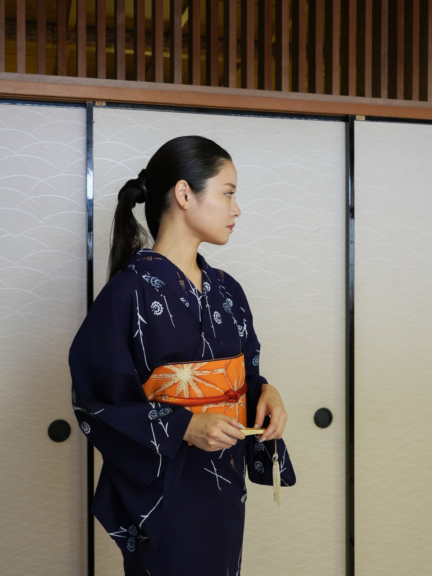 【３点セット】大人のセパレート浴衣｜｜注染｜手縫い｜身長155-165cm｜ "Varia"